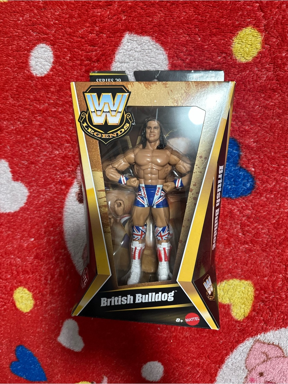 WW Legends British Bulldog Action Figure - Union Jack Attire